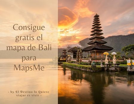 guia bali con mapa