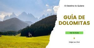 Guía de viaje a Dolomitas con Mapa