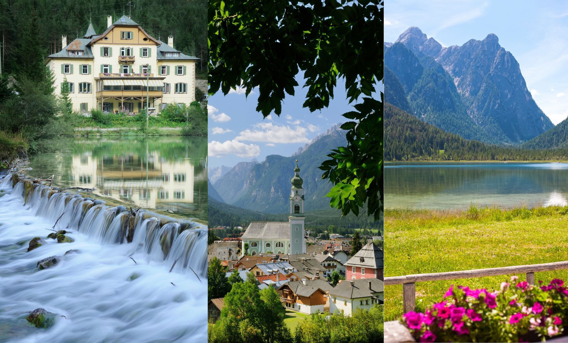 guía de viaje a Dolomitas, Itinerario Dolomitas, Lagos de las Dolomitas