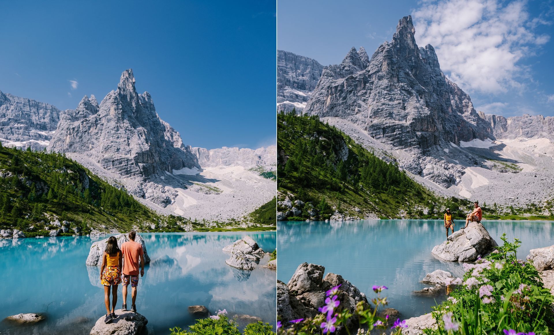 guía de viaje a Dolomitas, Itinerario Dolomitas, Lagos de las Dolomitas